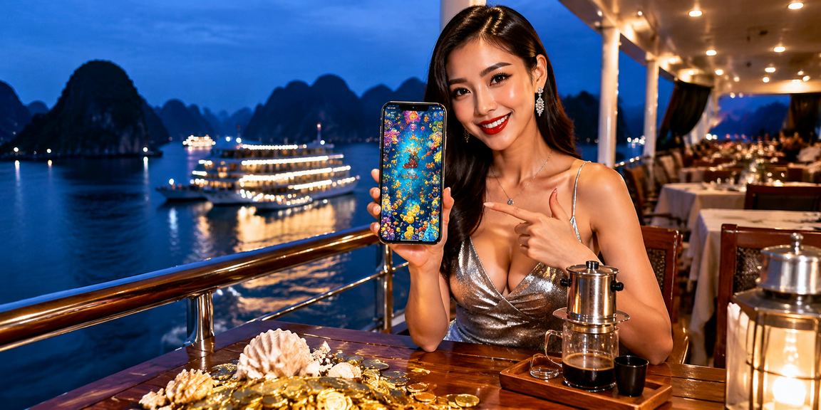 Khung cảnh vịnh Hạ Long gợi nhớ về trách nhiệm bảo vệ môi trường và thế hệ tương lai khi chơi game